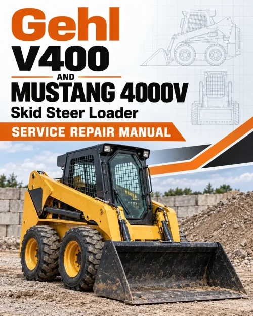 Gehl V400 and Mustang 4000V Skid Steer Loader Service Repair Manual Gehl V400 and Mustang 4000V Skid Steer Loader Service Repair Manual