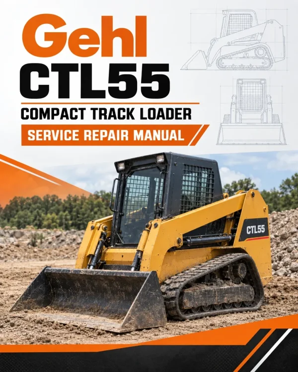 Gehl CTL55 Compact Track Loader Service Repair Manual