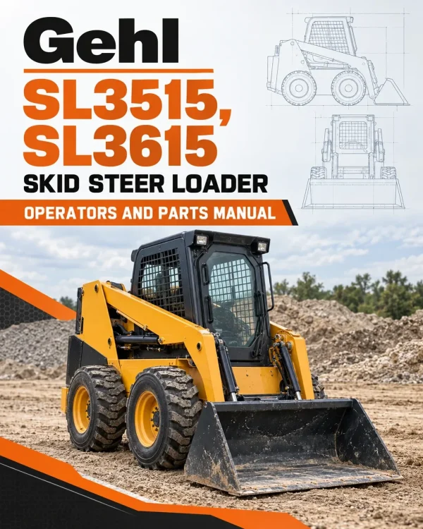 Gehl SL3515, SL3615 Skid Steer Loader Operators and Parts Manual Gehl SL3515, SL3615 Skid Steer Loader Operators and Parts Manual