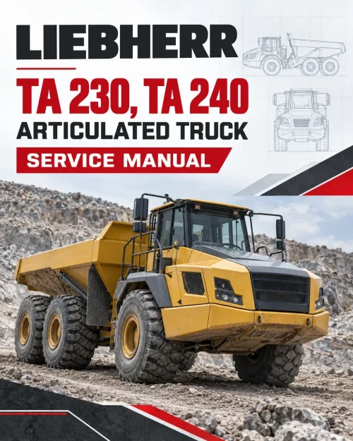 Liebherr TA 230, TA 240 Articulated Truck Service Manual Liebherr TA 230, TA 240 Articulated Truck Service Manual