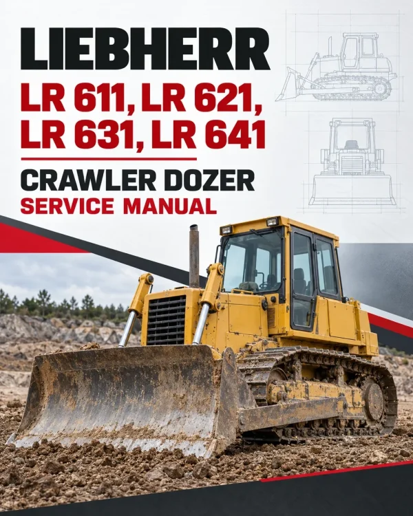 Liebherr LR 611, LR 621, LR 631, LR 641 Crawler Dozer Service Manual