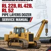 Liebherr RL 22B, RL 42B, RL 52 Pipe Layers Dozer Service Manual Liebherr RL 22B, RL 42B, RL 52 Pipe Layers Dozer Service Manual