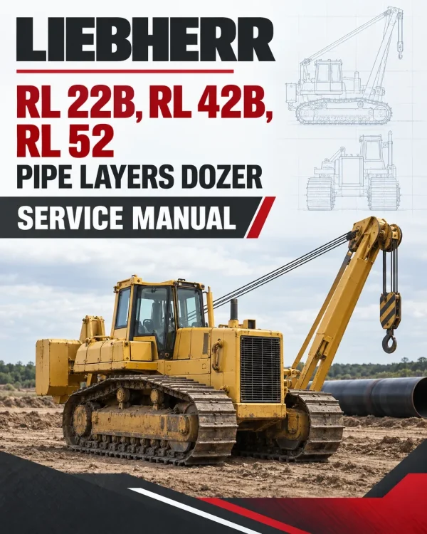 Liebherr RL 22B, RL 42B, RL 52 Pipe Layers Dozer Service Manual Liebherr RL 22B, RL 42B, RL 52 Pipe Layers Dozer Service Manual