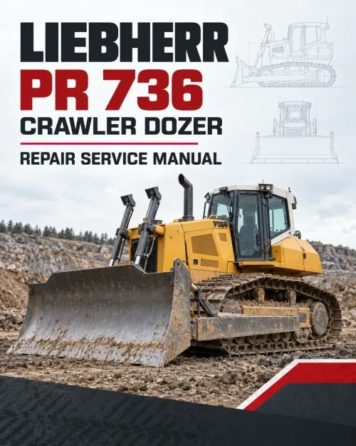 Liebherr PR 736 Crawler Dozer Repair Service Manual