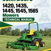John Deere 1420, 1435, 1445, 1545, 1565 Mowers Technical Manual John Deere 1420, 1435, 1445, 1545, 1565 Mowers Technical Manual