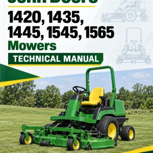 John Deere 1420, 1435, 1445, 1545, 1565 Mowers Technical Manual John Deere 1420, 1435, 1445, 1545, 1565 Mowers Technical Manual