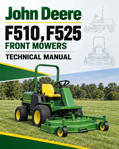 John Deere F510, F525 Front Mowers Technical Manual (TM1475)