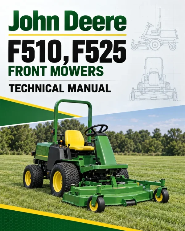 John Deere F510, F525 Front Mowers Technical Manual (TM1475)