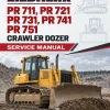 Liebherr PR 711, PR 721, PR 731, PR 741, PR 751 Crawler Dozer Service Manual