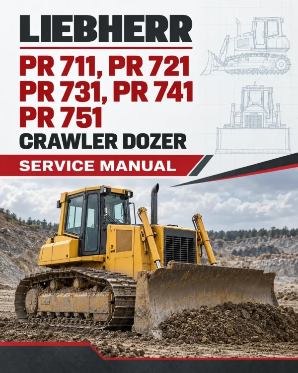 Liebherr PR 711, PR 721, PR 731, PR 741, PR 751 Crawler Dozer Service Manual
