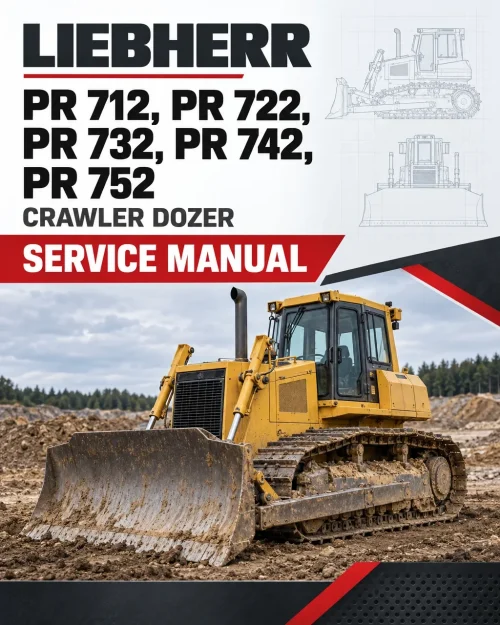 Liebherr PR 712, PR 722, PR 732, PR 742, PR 752 Crawler Dozer Service Manual