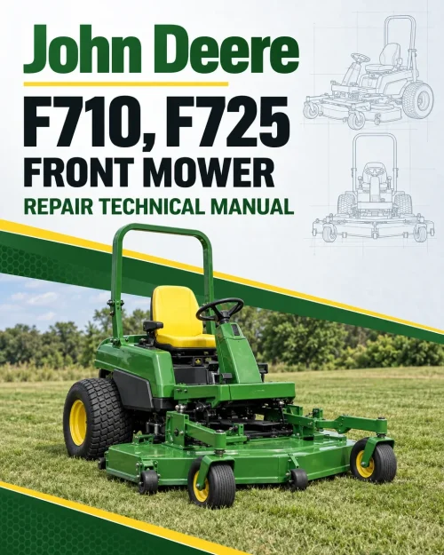 John Deere F710, F725 Front Mower Repair Technical Manual (TM1493) John Deere F710, F725 Front Mower Repair Technical Manual (TM1493)