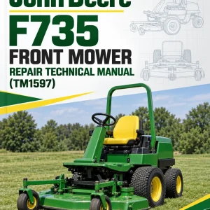 John Deere F735 Front Mower Repair Technical Manual (TM1597)
