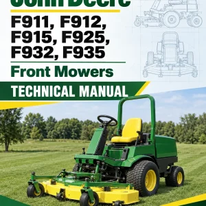 John Deere F911, F912, F915, F925, F932, F935 Front Mowers Technical Manual John Deere F911, F912, F915, F925, F932, F935 Front Mowers Technical Manual