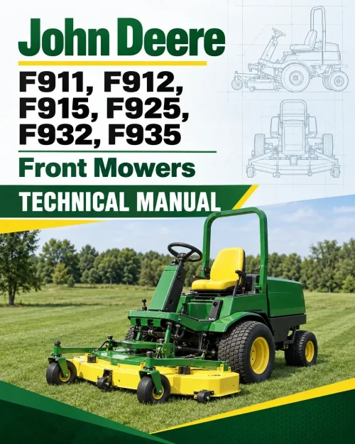 John Deere F911, F912, F915, F925, F932, F935 Front Mowers Technical Manual John Deere F911, F912, F915, F925, F932, F935 Front Mowers Technical Manual