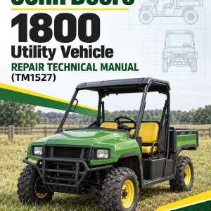 John Deere 1800 Utility Vehicle Repair Technical Manual (TM1527) John Deere 1800 Utility Vehicle Repair Technical Manual (TM1527)