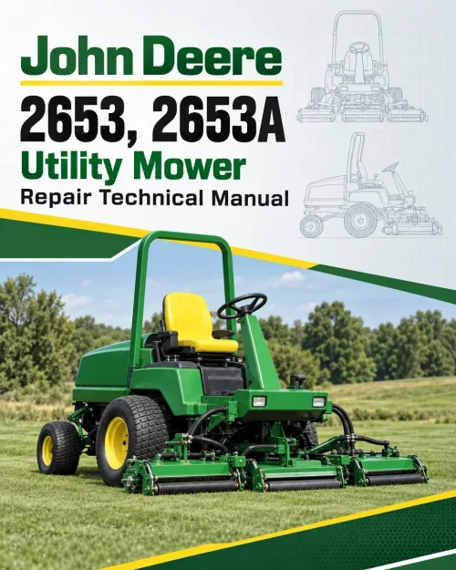 John Deere 2653, 2653A Utility Mower Repair Technical Manual John Deere 2653, 2653A Utility Mower Repair Technical Manual