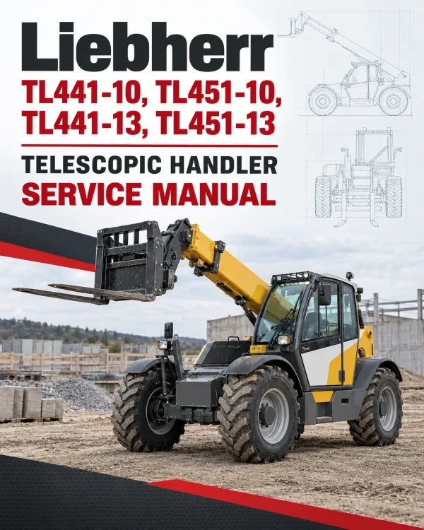 Liebherr TL441-10, TL451-10, TL441-13, TL451-13 Telescopic Handler Service Manual Liebherr TL441-10, TL451-10, TL441-13, TL451-13 Telescopic Handler Service Manual
