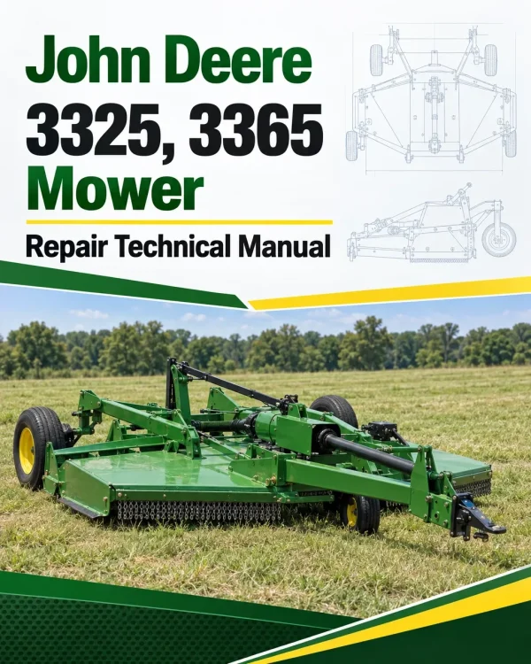 John Deere 3325, 3365 Mower Repair Technical Manual (TM1427) John Deere 3325, 3365 Mower Repair Technical Manual (TM1427)