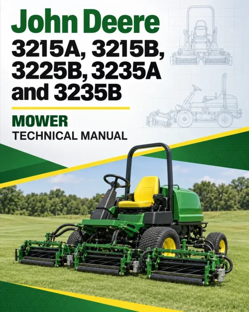 John Deere 3215A, 3215B, 3225B, 3235A and 3235B Mower Technical Manual John Deere 3215A, 3215B, 3225B, 3235A and 3235B Mower Technical Manual