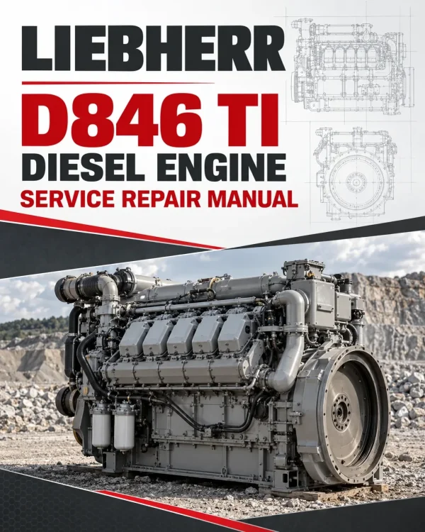 Liebherr D846 TI Diesel Engine Service Repair Manual
