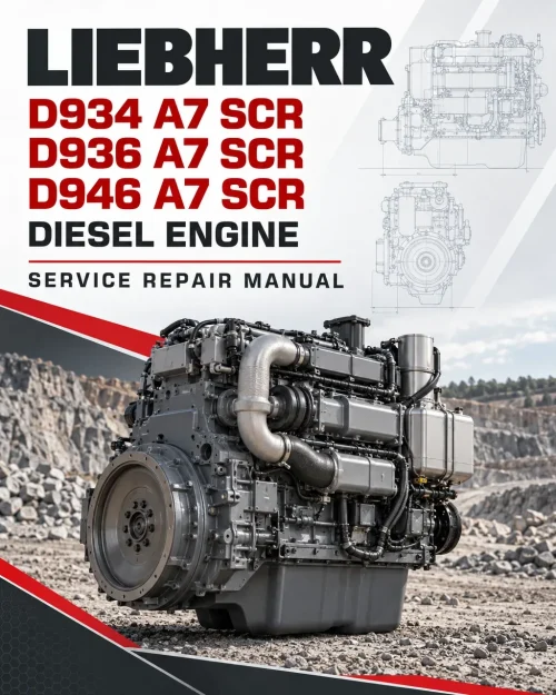 Liebherr D934 A7 SCR, D936 A7 SCR, D946 A7 SCR Diesel Engine Service Repair Manual Liebherr D934 A7 SCR, D936 A7 SCR, D946 A7 SCR Diesel Engine Service Repair Manual