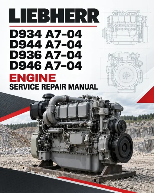 Liebherr D934 A7–04, D944 A7–04, D936 A7–04, D946 A7–04 Engine Service Repair Manual