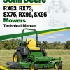 John Deere RX63, RX73, SX75, RX95, SX95 Mowers Technical Manual (TM1391)