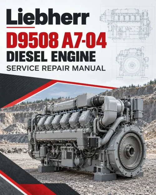 Liebherr D9508 A7-04 Diesel Engine Service Repair Manual