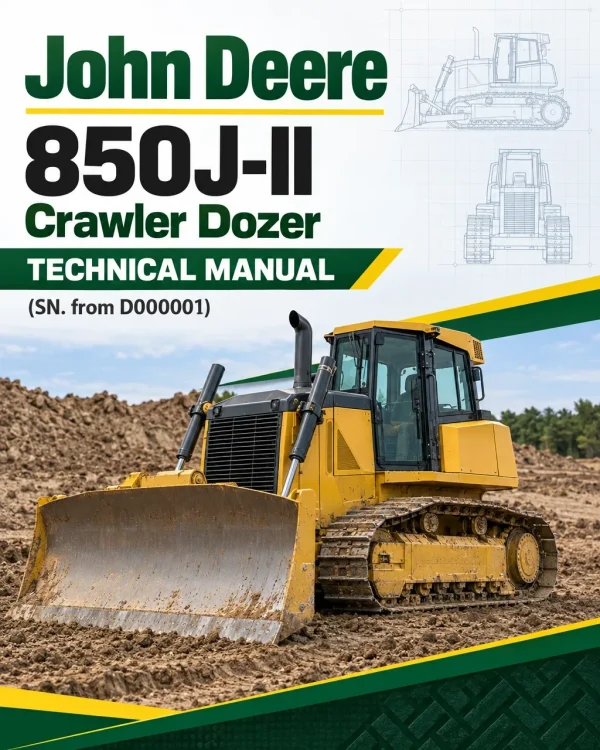 John Deere 850J-II Crawler Dozer Technical Manual (SN. from D000001)