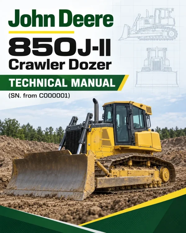 John Deere 850J-II Crawler Dozer Technical Manual (SN. from C000001)