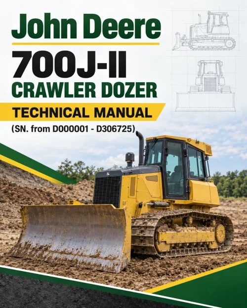 John Deere 700J-II Crawler Dozer Technical Manual (SN. from D000001 - D306725)