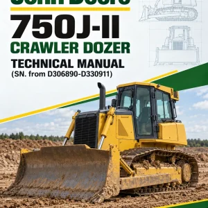 John Deere 750J-II Crawler Dozer Technical Manual (SN. from D306890-D330911)