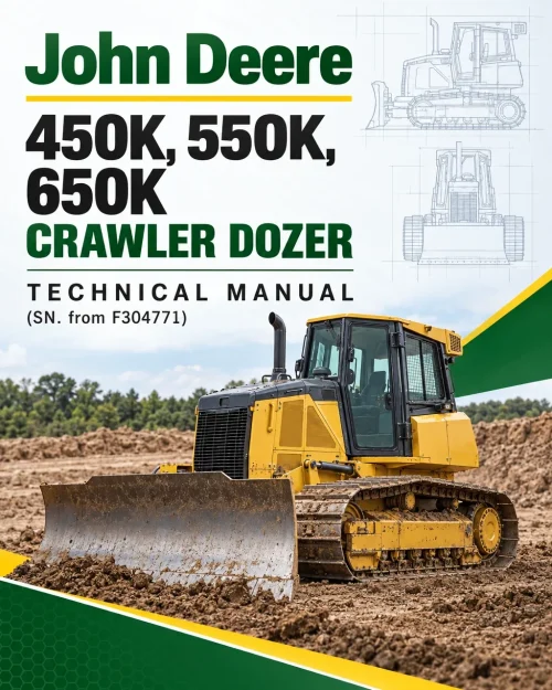 John Deere 450K, 550K, 650K Crawler Dozer Technical Manual (SN. from F304771) John Deere 450K, 550K, 650K Crawler Dozer Technical Manual (SN. from F304771)