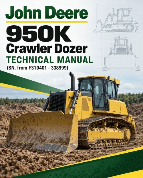 John Deere 950K Crawler Dozer Technical Manual (SN. from F310401 - 338999) John Deere 950K Crawler Dozer Technical Manual (SN. from F310401 - 338999)