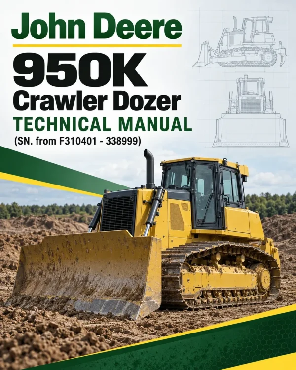 John Deere 950K Crawler Dozer Technical Manual (SN. from F310401 - 338999)