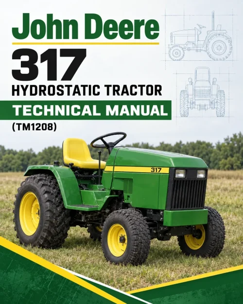 John Deere 317 Hydrostatic Tractor Technical Manual (TM1208) John Deere 317 Hydrostatic Tractor Technical Manual (TM1208)