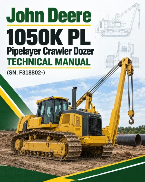 John Deere 1050K PL Pipelayer Crawler Dozer Technical Manual (SN. F318802-) John Deere 1050K PL Pipelayer Crawler Dozer Technical Manual (SN. F318802-)