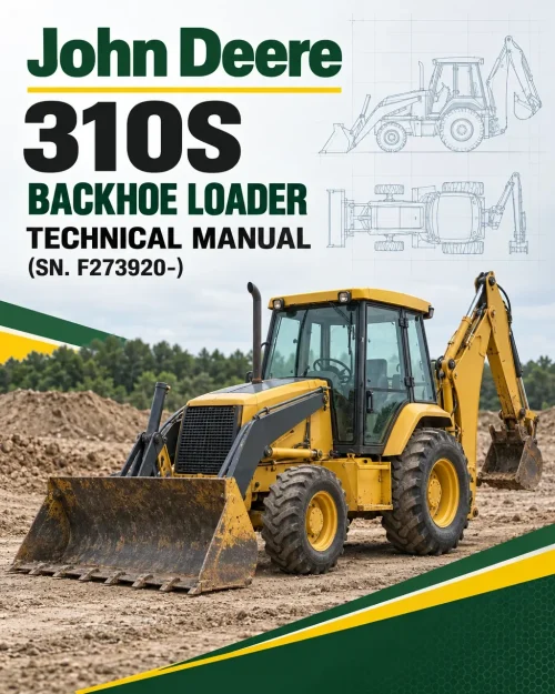 John Deere 310S Backhoe Loader Technical Manual (SN. F273920-) John Deere 310S Backhoe Loader Technical Manual (SN. F273920-)