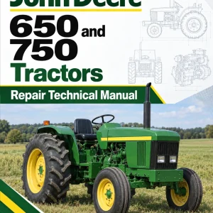 John Deere 650 and 750 Tractors Repair Technical Manual (TM1242)