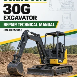John Deere 30G Excavator Repair Technical Manual (SN. K265001-)
