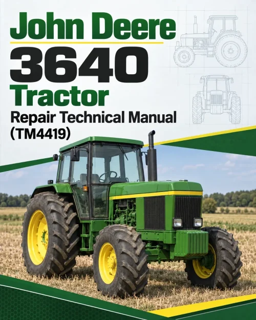 John Deere 3640 Tractor Repair Technical Manual (TM4419) John Deere 3640 Tractor Repair Technical Manual (TM4419)