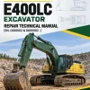 John Deere E400LC Excavator Repair Technical Manual (SN. C600002 & D600002 -)