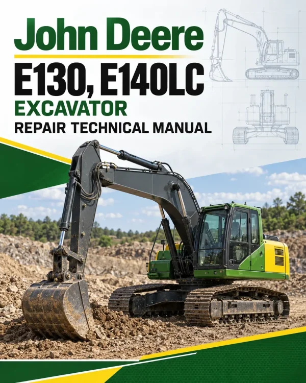 John Deere E130, E140LC Excavator Repair Technical Manual (SN. after D300003 - )
