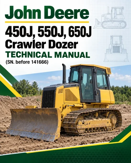 John Deere 450J, 550J, 650J Crawler Dozer Technical Manual (SN. before 141666) John Deere 450J, 550J, 650J Crawler Dozer Technical Manual (SN. before 141666)