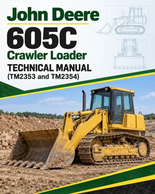 John Deere 605C Crawler Loader Technical Manual (TM2353 and TM2354) John Deere 605C Crawler Loader Technical Manual (TM2353 and TM2354)