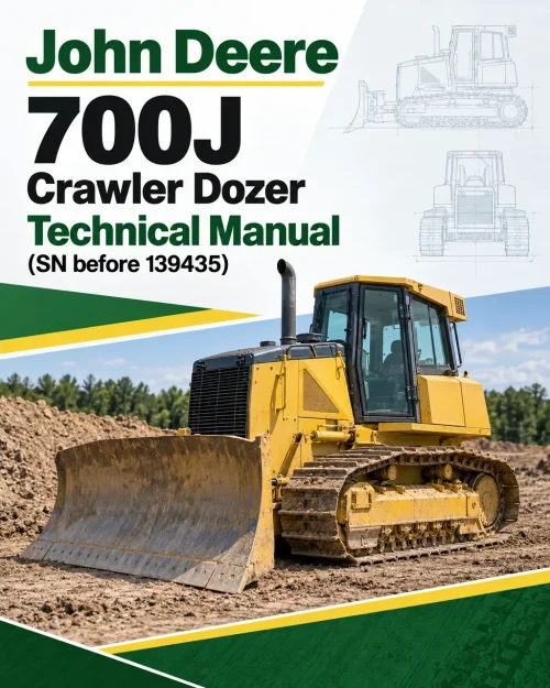 John Deere 700J Crawler Dozer Technical Manual (SN before 139435) John Deere 700J Crawler Dozer Technical Manual (SN before 139435)