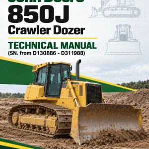 John Deere 850J Crawler Dozer Technical Manual (SN. from D130886 - D311988)