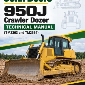 John Deere 950J Crawler Dozer Technical Manual (TM2363 and TM2364)