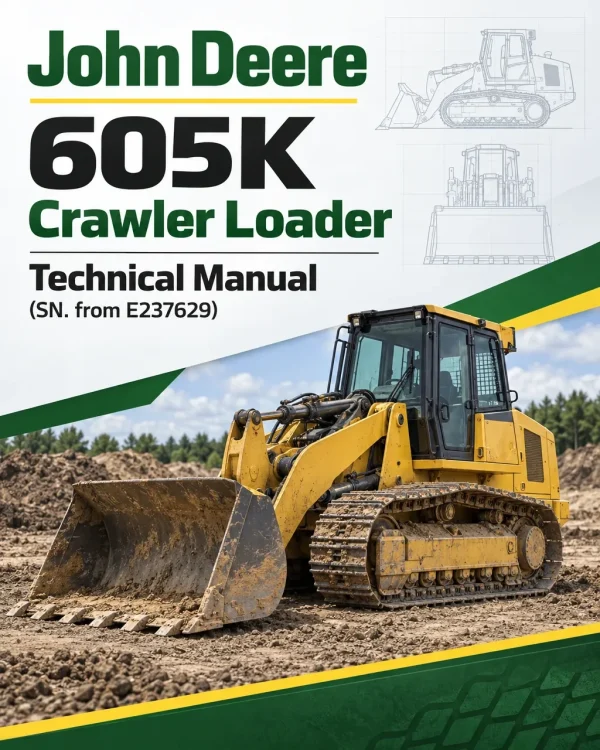 John Deere 605K Crawler Loader Technical Manual (SN. from E237629)